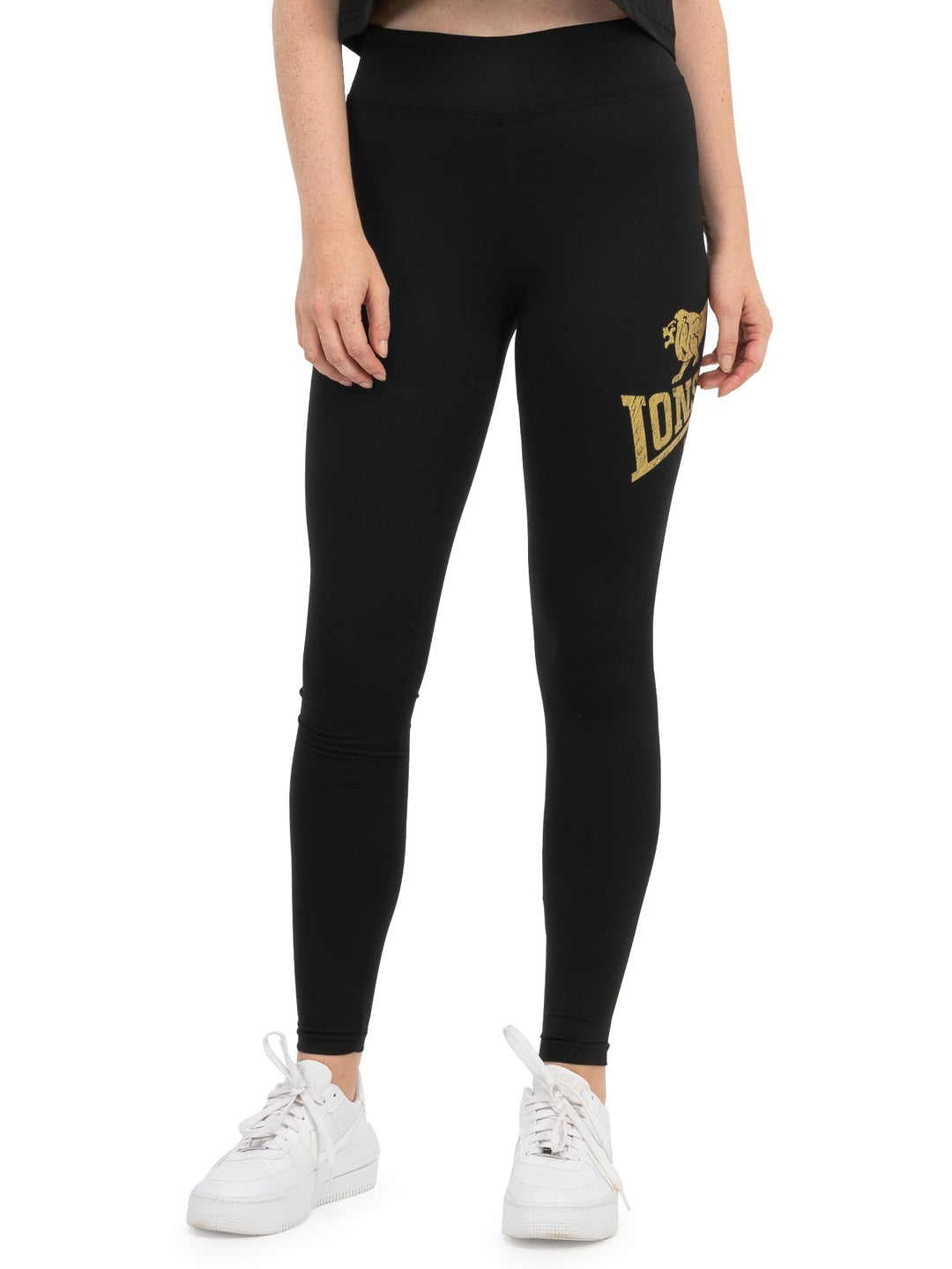 Lonsdale Frauen Leggings AGLISH S Schwarz, S Schwarz