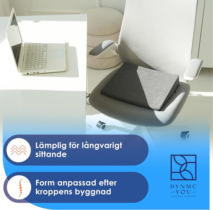 DYNMC you Keilkissen Stuhl Mittelhart H3 - Test SEHR GUT - mit Physiotherapeuten Entwickelt - Ergono