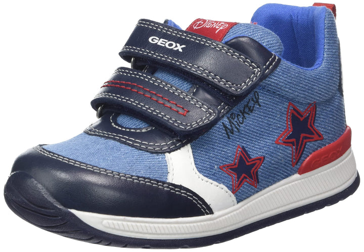 Geox Baby-Jungen B Rishon Boy B Erste Schritte 18 EU Avio Red, 18 EU Avio Red