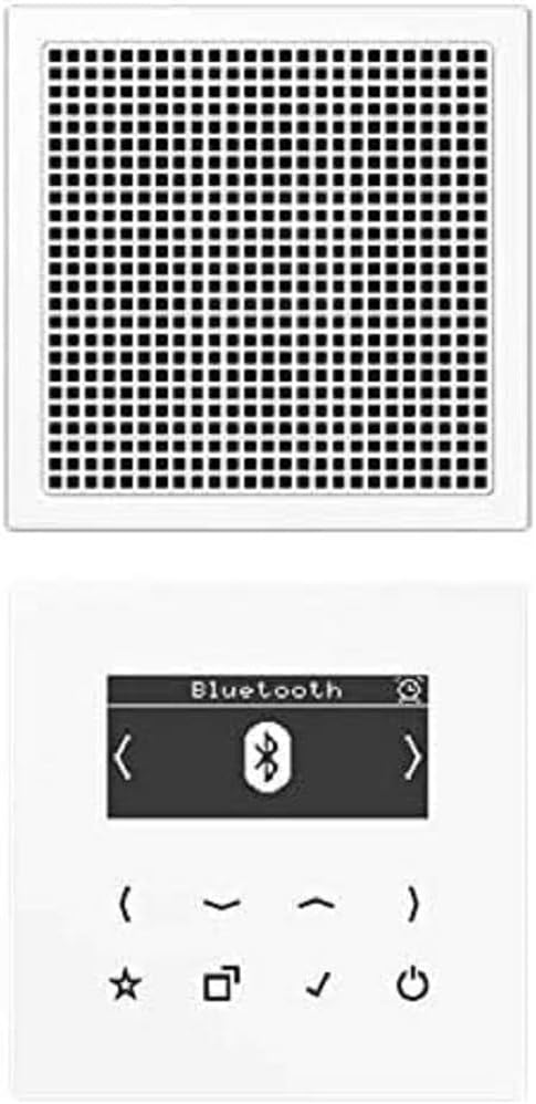 Smart Radio Dab + Bluetooth, Kit Mono S LS Lautsprecher weiss Alpino Weiss mit 1 Lautsprecher, Weiss