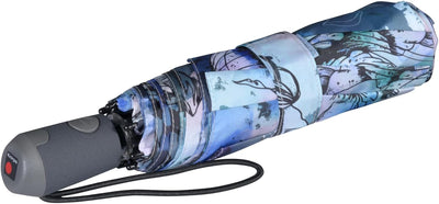 Knirps Damen Taschenschirm E.200 Duomatic - Aquarius, Aquarius