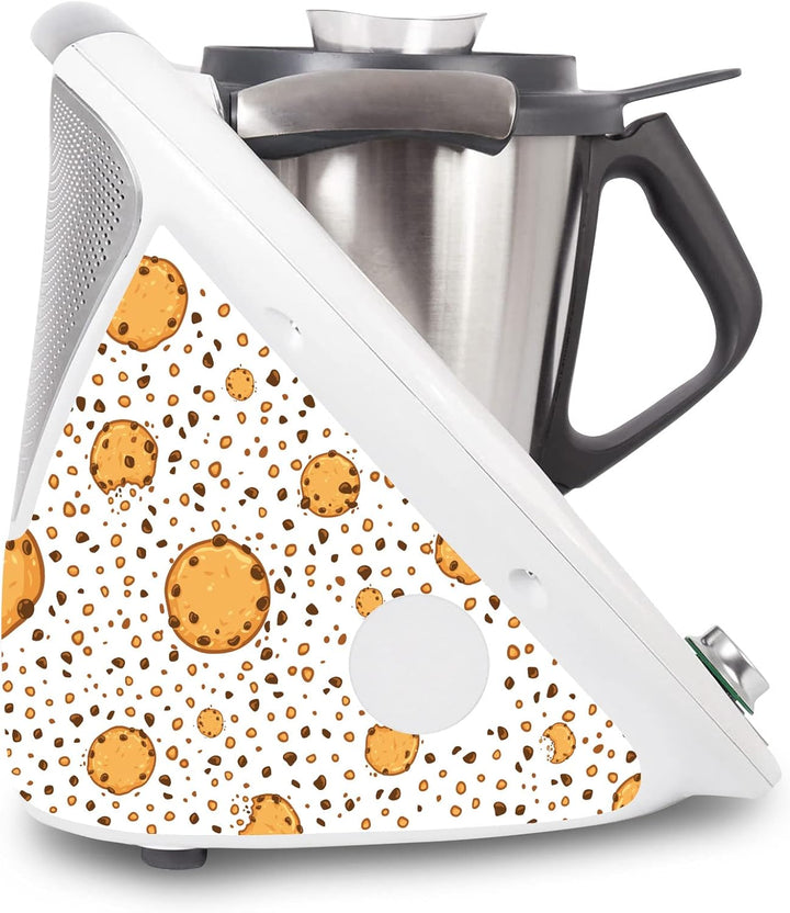 Deko Schutz Aufkleber kompatibel mit Küchenmaschine Thermomix TM6 Design Sticker Klebefolie Zubehör