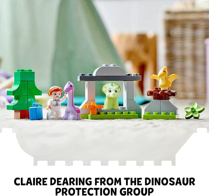 Lego DUPLO Jurassic World Dinosaur Nursery 10938 Building Toy Set with 3 Animals for Ages 2+ (27 Pie