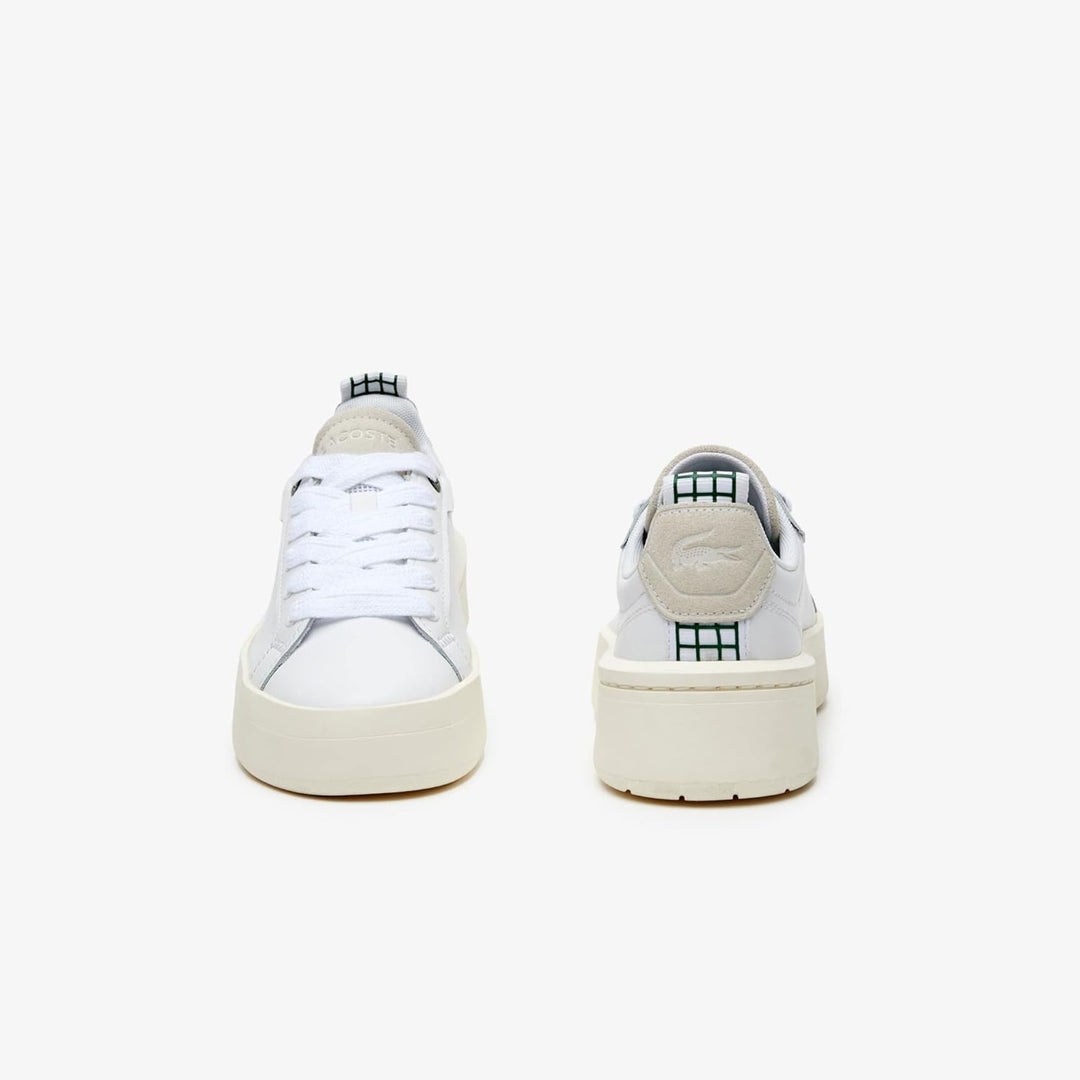 Lacoste Damen Low-Top Sneaker Carnaby PLAT 123 1 SFA, Frauen Halbschuhe 38 EU Wht Off Wht 65t, 38 EU