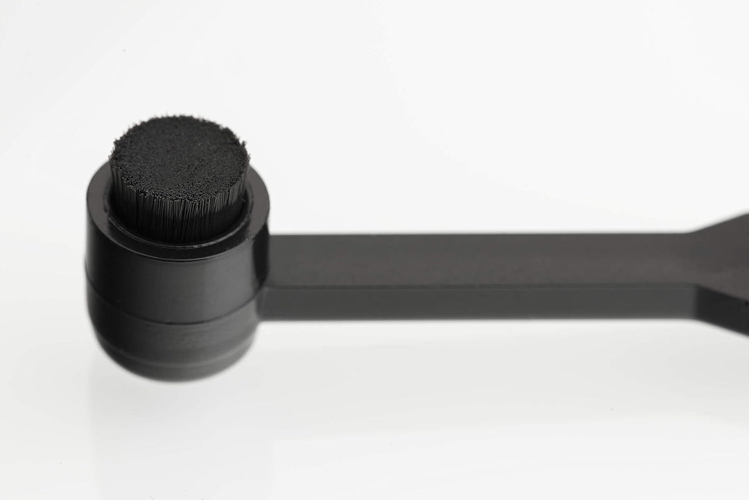 Audio-Technica AT6013a Dual-Action-Antistatischer Schallplattenpinsel & Pro-Ject Clean it Karbonfase