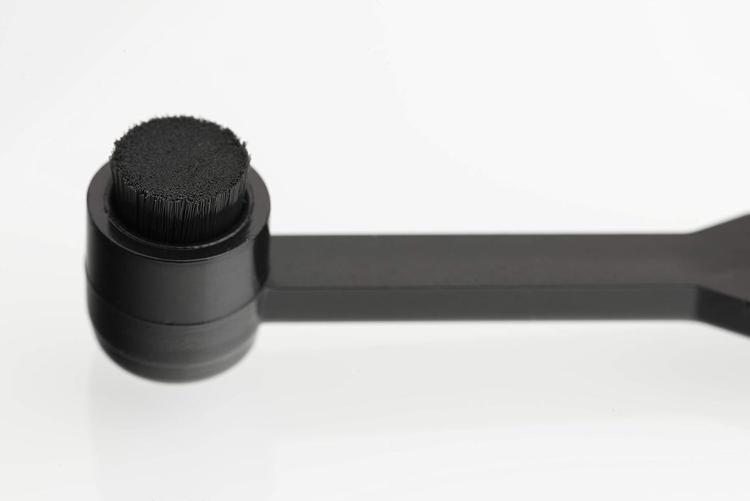 Audio-Technica AT6013a Dual-Action-Antistatischer Schallplattenpinsel & Pro-Ject Clean it Karbonfase