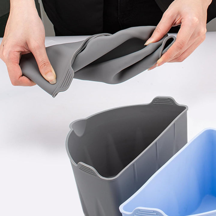 Buachois 1 Paar Wiederverwendbar Trenneinsatz Silikon Slow Cooker Divider Einsatz Trenneinlagen Spül