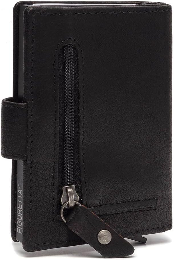 The Chesterfield Brand Prague - Kreditkartenetui 6cc 10 cm RFID Black Schwarz, Schwarz