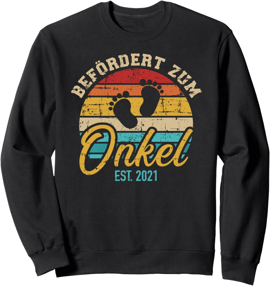 Befördert zum Onkel 2021 vintage Sweatshirt