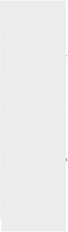 vidaXL Apothekerschrank, Ausziehschrank mit Stauraum, Allzweckschrank für Wohnzimmer Büro, Nischensc