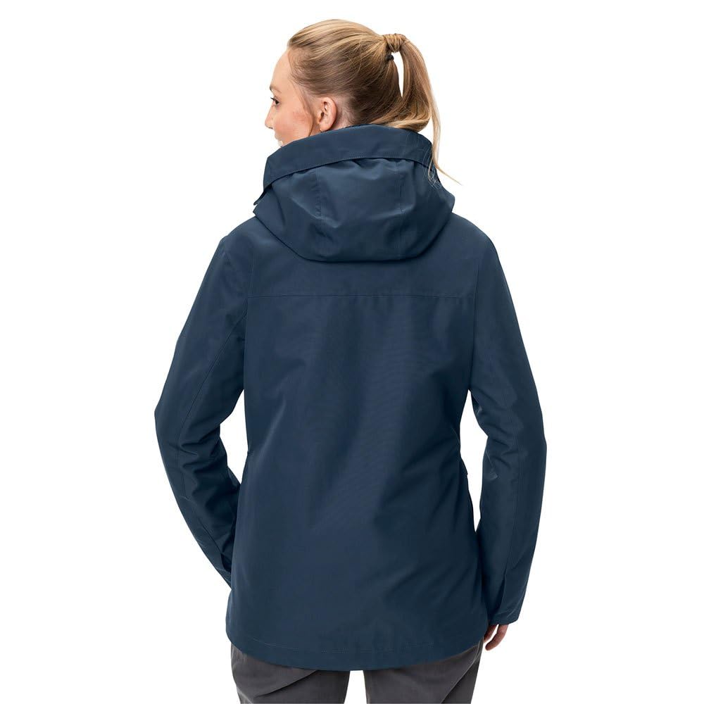 VAUDE Jacken Men's Moab Rain Jacket 40 Dark Sea, 40 Dark Sea