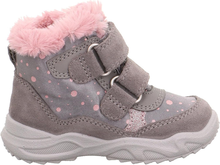 Superfit Baby - Mädchen Glacier Stiefel Gore-tex 1-009226Schneestiefel 20 EU Weit Grau Rosa 2500, 20