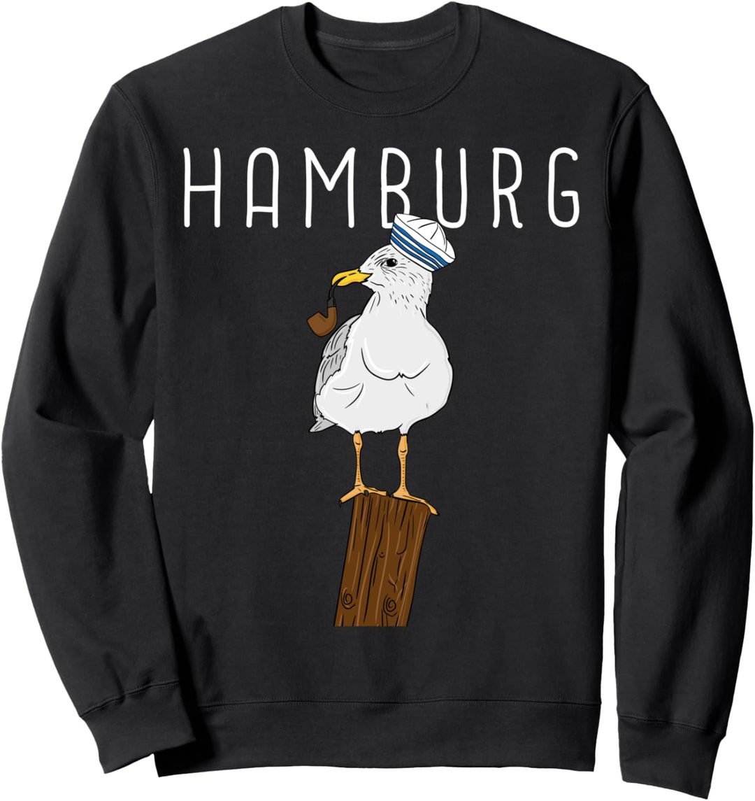 Moin Hamburg Spruch Möwe Digga See Hamburg Love Sweatshirt