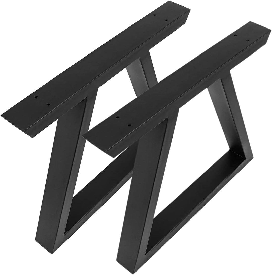 PrimeMatik - Beine für Kleiner Tisch rechteckig aus Stahl 480 x 60 x 420 mm 2-Pack