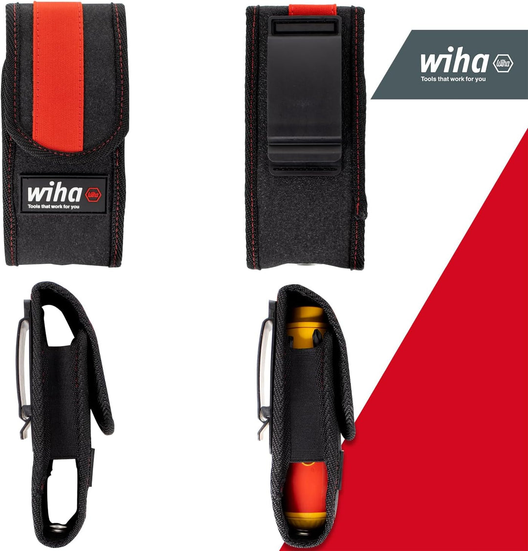 Wiha Abmantelungswerkzeug mit selbstdrehender Schleppklinge (44240), für Rundkabel