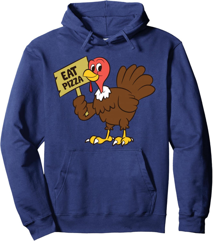Thanksgiving 2020 Eat Pizza Jungen Mädchen Kinder Thanksgiving Pullover Hoodie
