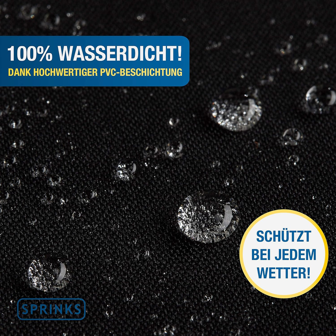 SPRINKS® Sonnenschirm Schutzhülle bis Ø 300cm - Reissfeste Sonnenschirmhülle mit UV Schutz - Wetterb