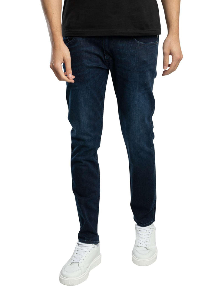 Replay Herren Jeans Anbass Slim-Fit mit Power Stretch 29W / 32L Blu (Blu Scuro 781), 29W / 32L Blu (