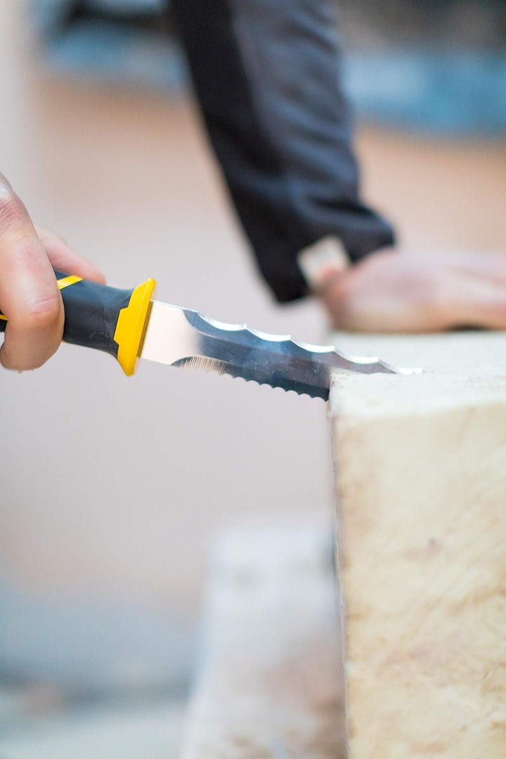 STANLEY FATMAX Dämmstoffmesser - Messer zum Schneiden von Glasfaser, Styropor, Dämm- und Schaumstoff