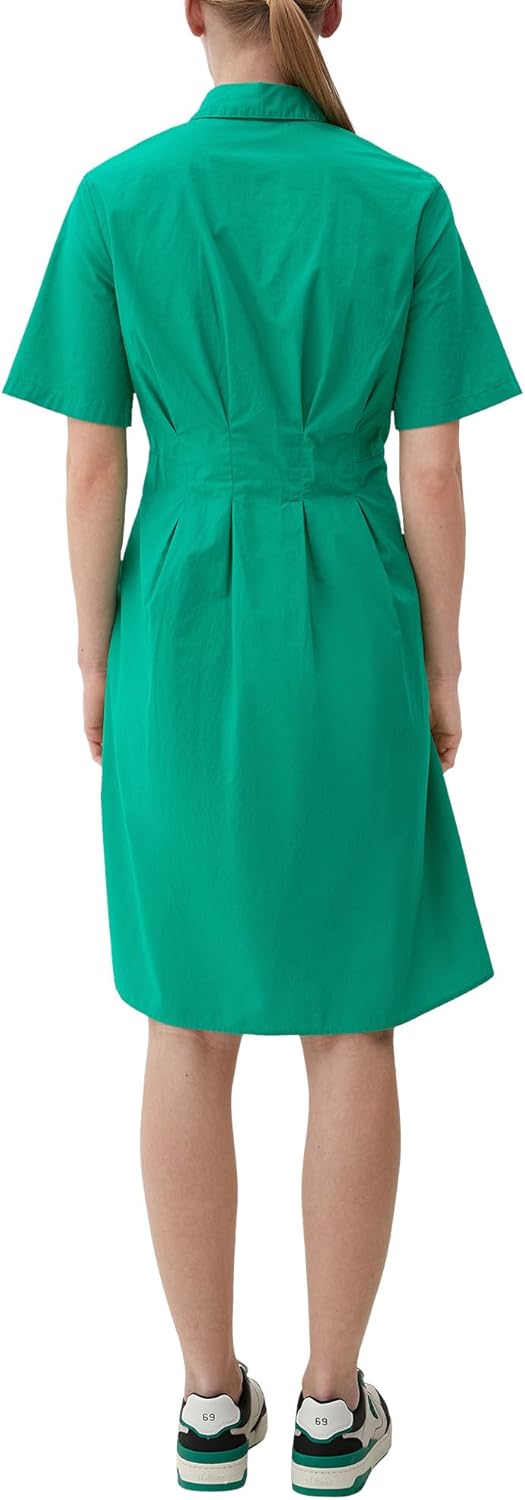 s.Oliver Kleid mit Kellerfalten 36 Grün, 36 Grün