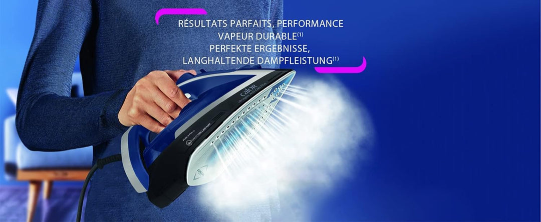 Calor Ultragliss Anti-Calc Plus Dampfbügeleisen, 2800 W, abnehmbarer Kalksammler, 50 g/min Dauerdamp