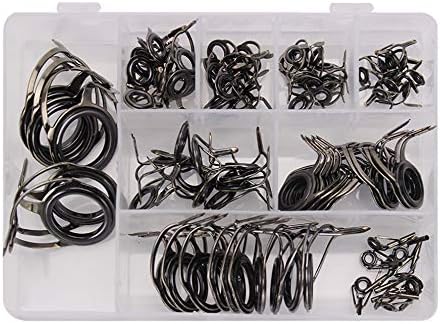 VOANZO Angelrutenführungen, Angelruten-Reparatur-Set, Casting Rute, Spinnköder, Casting Guides, Kera