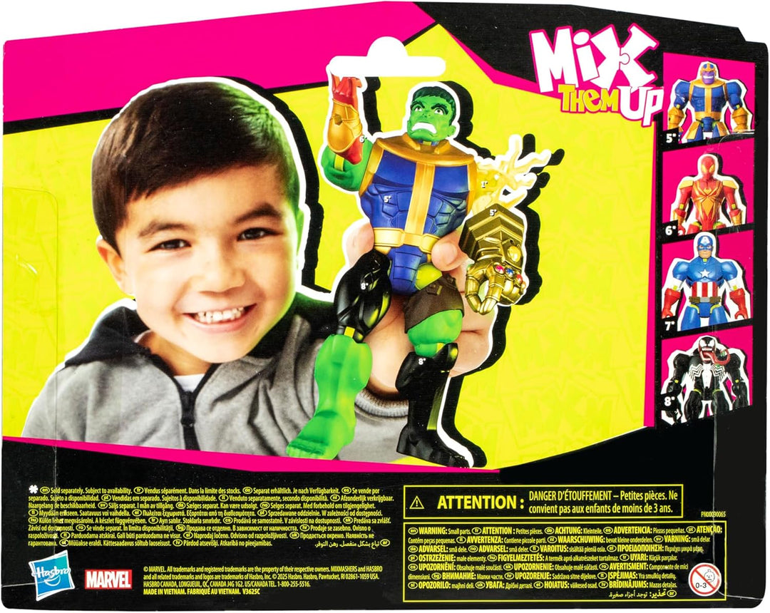 MixMashers Marvel Hulk individualisierbare Avengers Deluxe Mix-and-Match Action-Figur & Accessoires,