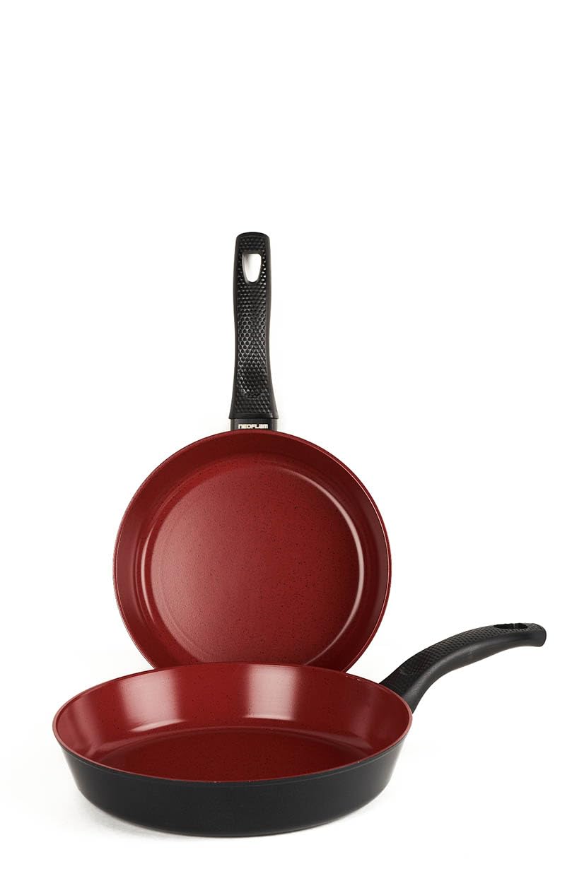 CLASSE ITALY, Pfannen-Set, 2 Stück, PFAS-frei, Antihaftbeschichtung, ohne PTFE, PFOA, 100 % sicher,