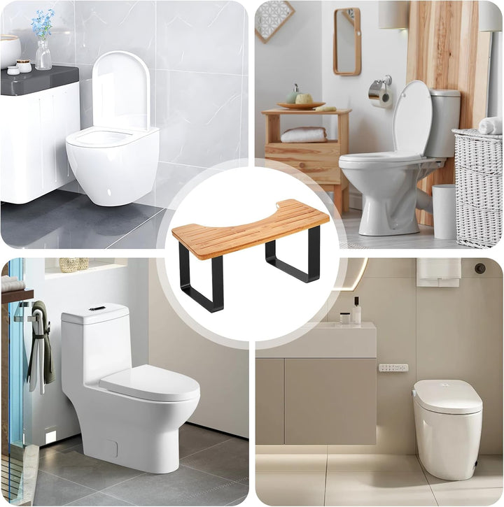 Toilettenhocker Erwachsene, Kackhocker Toilette, Gesunder Tragbarer Toilettenhocker, Klohocker Toile