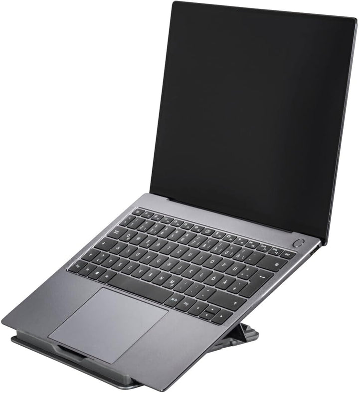 Hama Notebook-Stand Metall, höhenverstellbar, neigbar, bis 39 cm (15,4"), Grau
