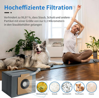 14 Stück Staubsaugerbeutel für Eufy X8, Eufy X8 Pro/X10 Pro Saugroboter, Staubbeutel Ersatz Beutel Z