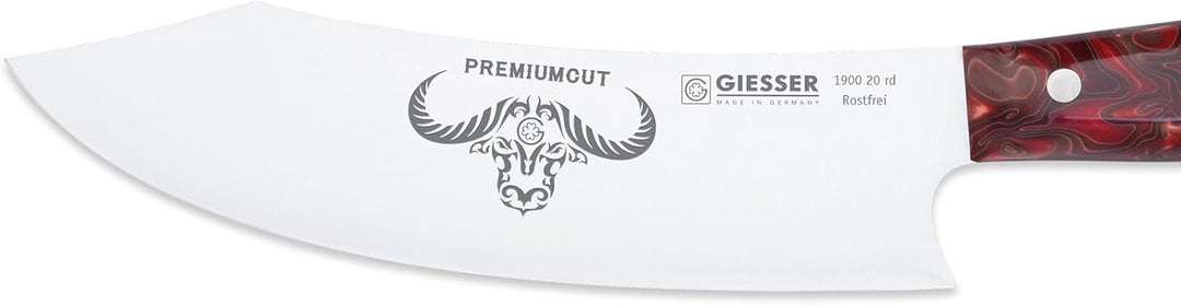 Giesser seit 1776 - Made in Germany - Kochmesser 20 cm Red Diamond, PremiumCut Chefs No 1, Küchenmes