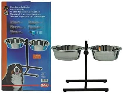 Nobby Napfständer verstellbar DINER BAR inkl. 2 Näpfen 2 x Ø 28,5 cm 4,10 ltr. 2 x 4.50 ltr. Ø28 cm,