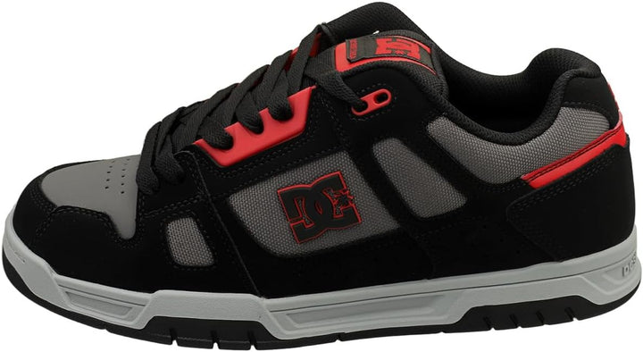 DC Shoes Court Graffik Se, Damen Sneaker 41 EU 009 Black Black Red, 41 EU 009 Black Black Red