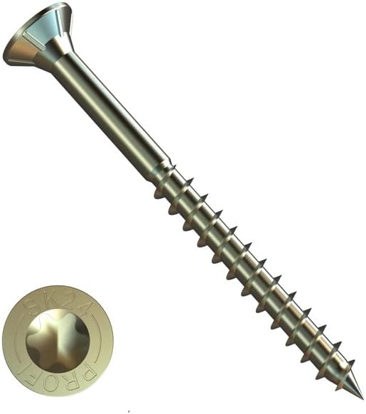 Spanplattenschraube PROFI Senkkopf verzinkt rostgeschützt - SPL PROFI SK VZ TORX - 6,0 x 260 (5 Stüc