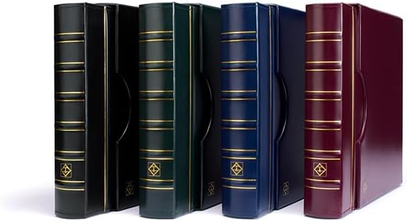 Leuchtturm 301687 Münzalbum GRANDE - Ringbinder zum Selbstgestalten im Classic-Design - inklusive Sc