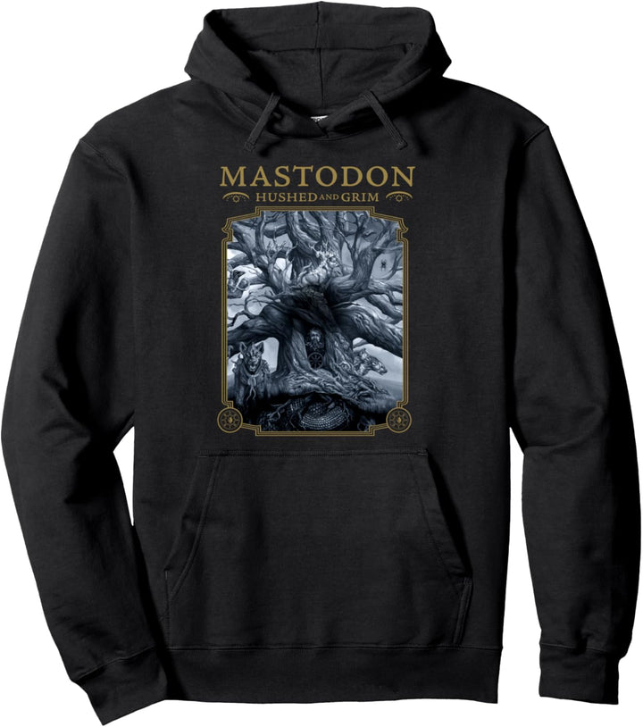 Mastodon - Hushed and Grim Cover Tracklist Back Print Pullover Hoodie
