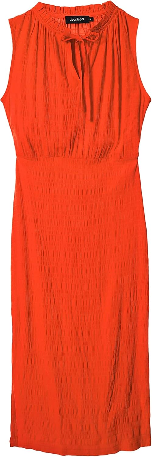 Desigual Damen Casual Dress L Orange, L Orange