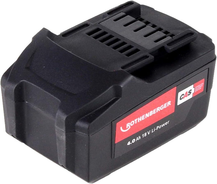 ROTHENBERGER 1000001653 RO BP18/4 Wiederaufladbar Li-HD Akku, 4Ah Kapazität, 18V