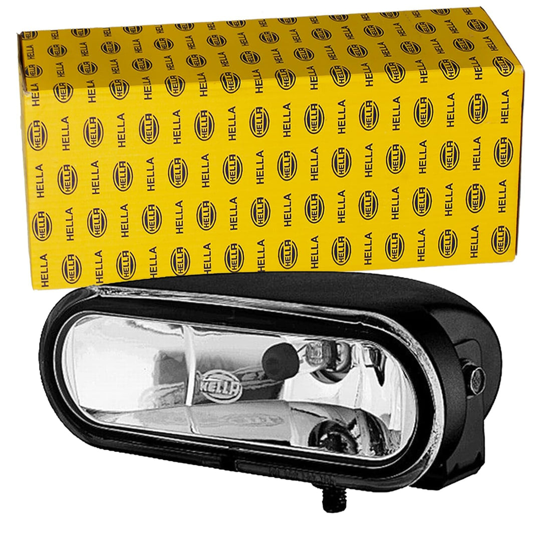 HELLA 1NA 008 284-001 FF/Halogen-Nebelscheinwerfer - FF 75 - 12V - Anbau - Lichtscheibenfarbe: glask