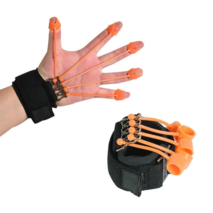 Faruxue Fingertrainer - Finger und Hand Extensor Trainer Exerciser mit Widerstandsband Stretcher Stä