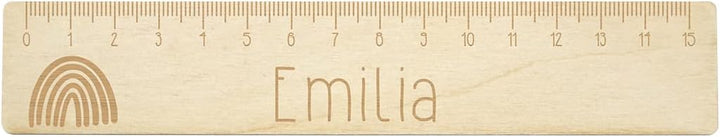 Dein Lieblingsteil Lesehilfe Kinder Lineal Mädchen (Set REGENBOGEN Lesehilfe + Lineal), Set REGENBOG
