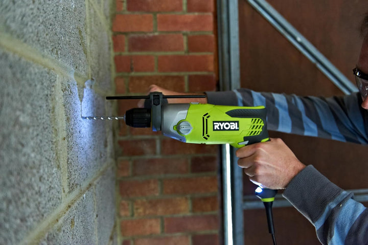 Ryobi RPD1200K 2-stufiger Schlagbohrer, 1200 W, 360 Grad Fall, 230 V, 1200 W