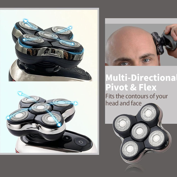 Ersatzköpfe kompatibel mit Remington XR1600,RX7,BOSS XR7120,XR7100 Series Rasierern, 2 Stück 2 Stück