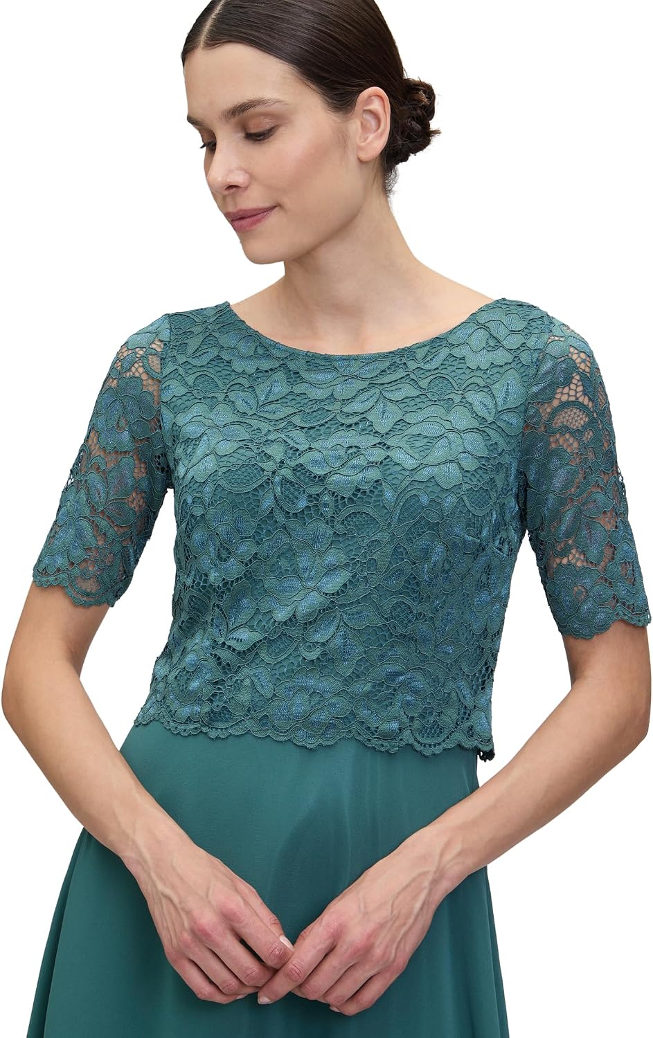 Vera Mont Damen Kleid 50 Dark Emerald, 50 Dark Emerald