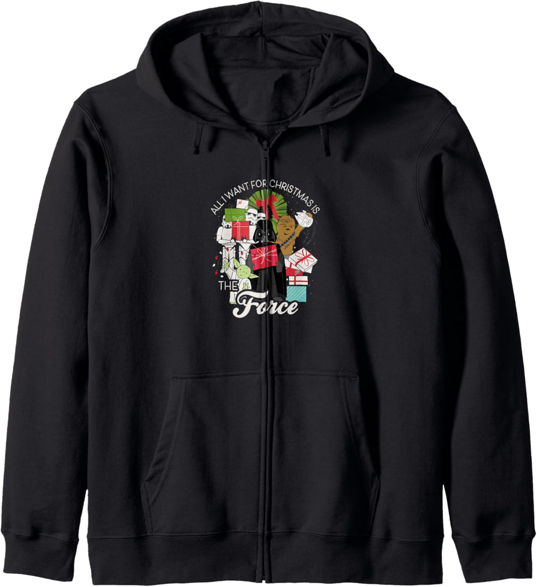 Star Wars Darth Vader All I Want For Christmas Is The Force Kapuzenjacke