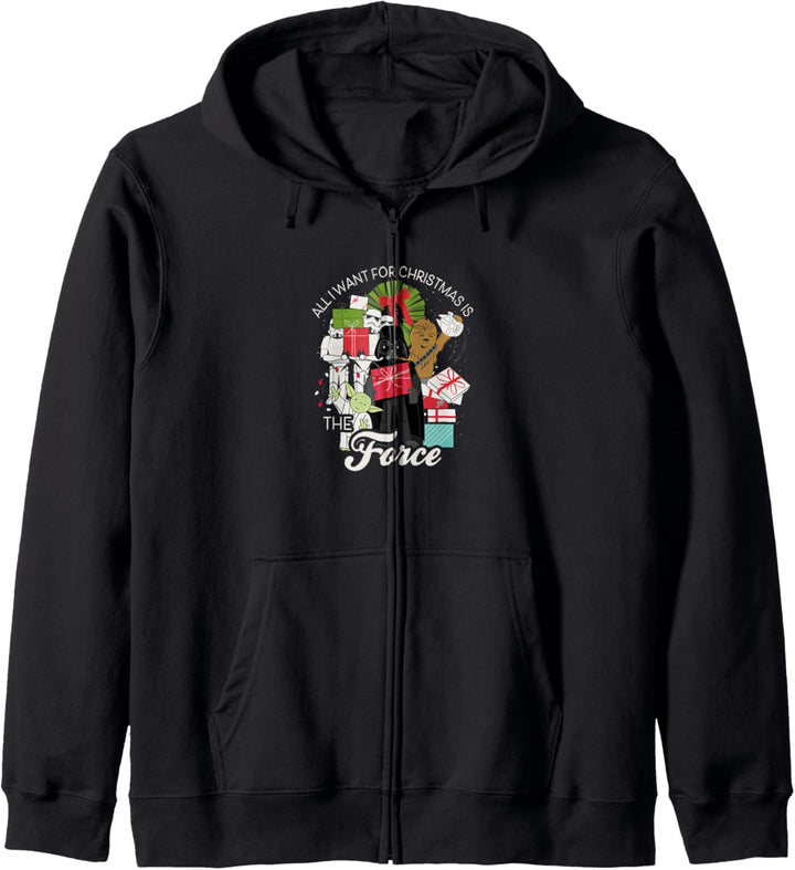 Star Wars Darth Vader All I Want For Christmas Is The Force Kapuzenjacke