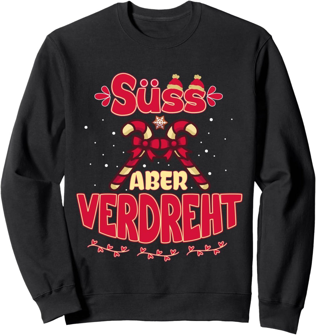 Weihnachtsshirt mit Spruch lustig für Damen und Mädchen Sweatshirt