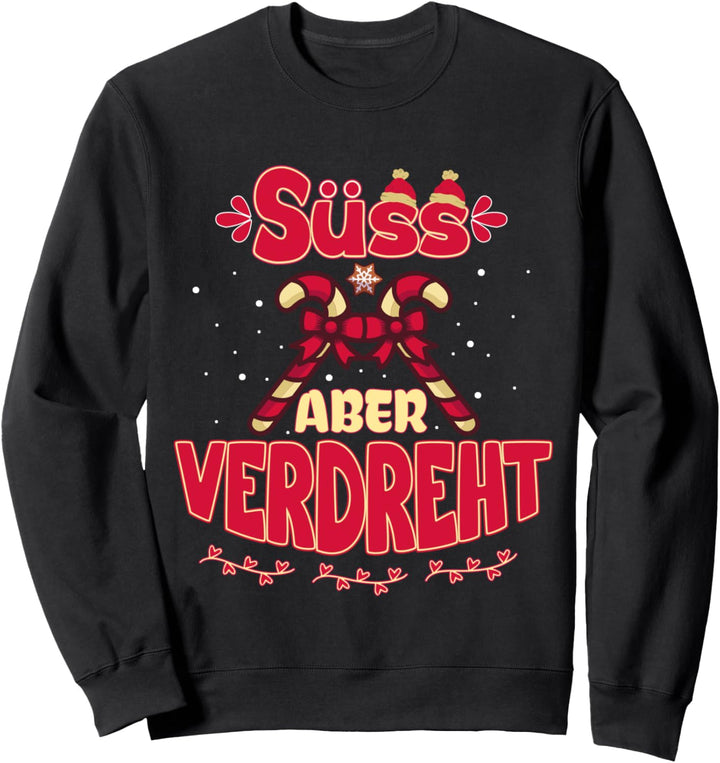 Weihnachtsshirt mit Spruch lustig für Damen und Mädchen Sweatshirt