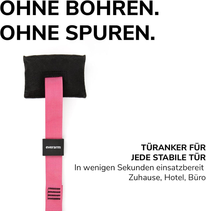 Schlingentrainer Set mit Türanker - Profi Suspension Trainer für Ganzkörpertraining - Sling Trainer